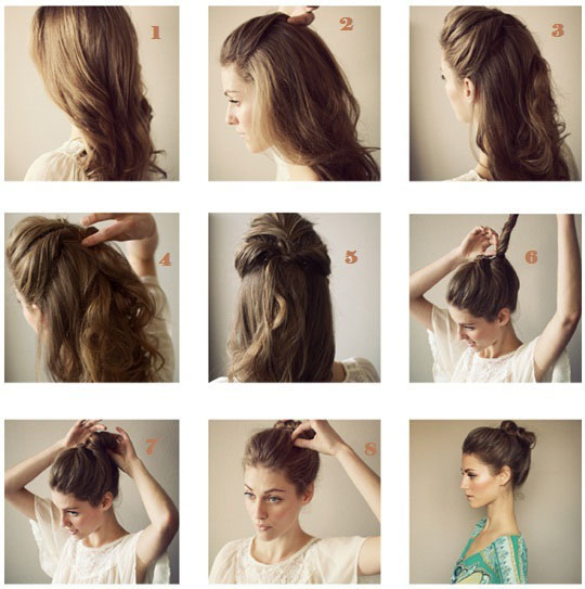 coiffure pour un degrade