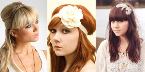 coiffure frange headband