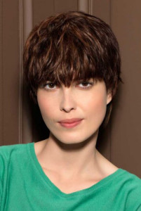 coupe courte et frange